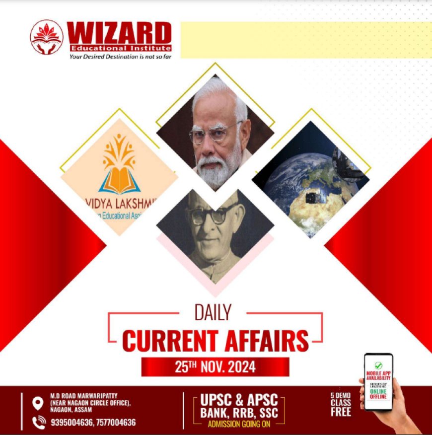 Current Affairs Highlights - 25 November 2024