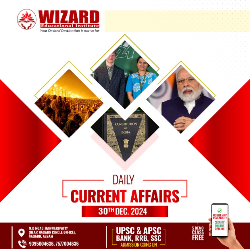 Current Affairs 30 December 2024