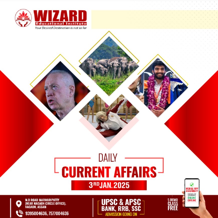 Current Affairs 3 January 2025