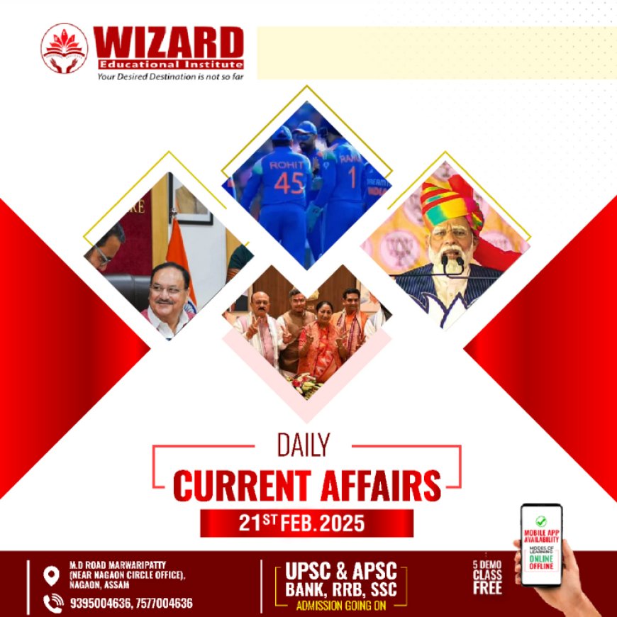 Current Affairs 21 February 2025