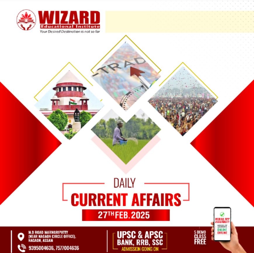Current Affairs 27 February 2025