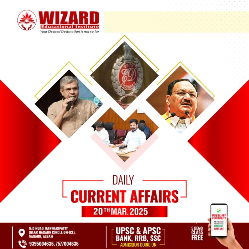 Current Affairs 20 March 2025