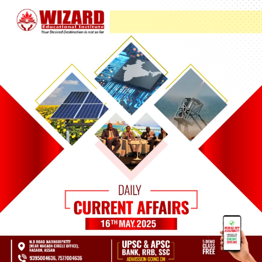 Current Affairs 16th May