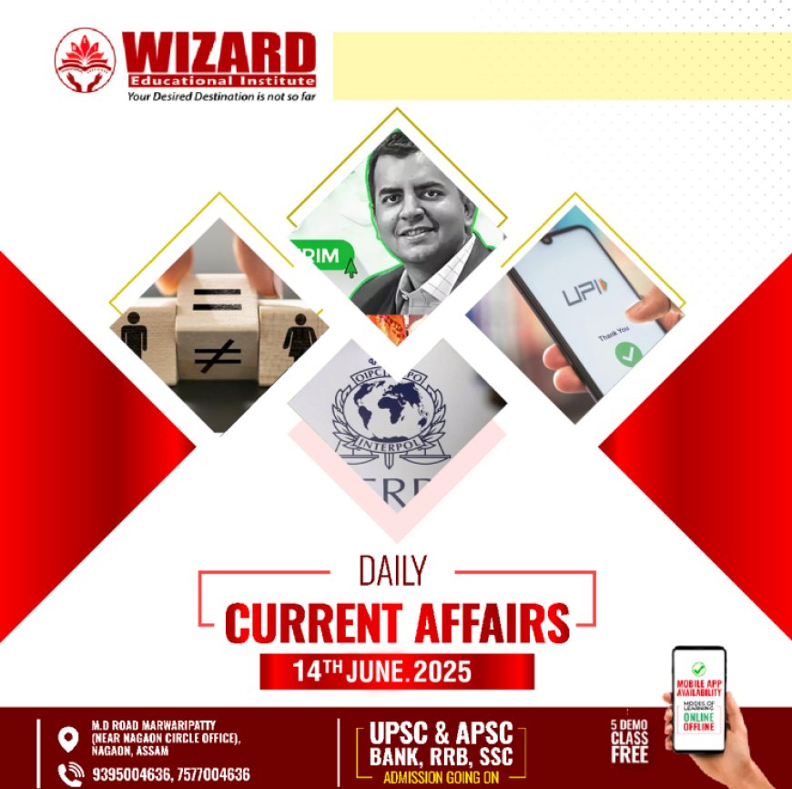 Current Affairs 14th June 2025