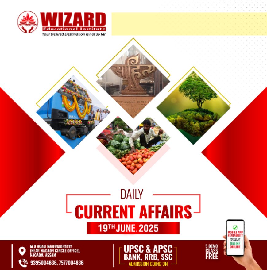 Current Affairs 19th June 2025