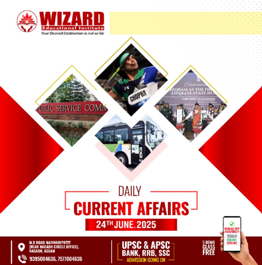 Current Affairs 24th June 2025