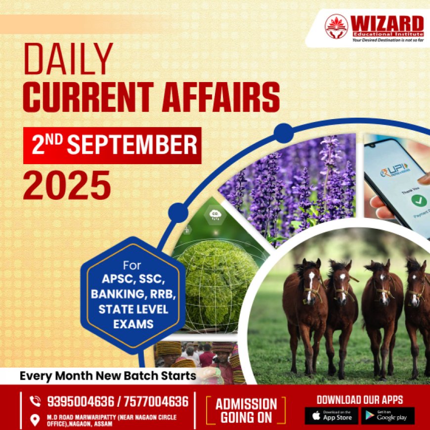 Current Affairs – 2 September 2025